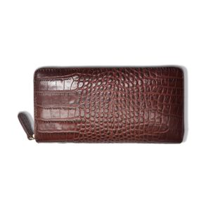 100% leather Ladies Purse - Chocolate