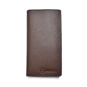 Portex Leather Long Wallet - Chocolate